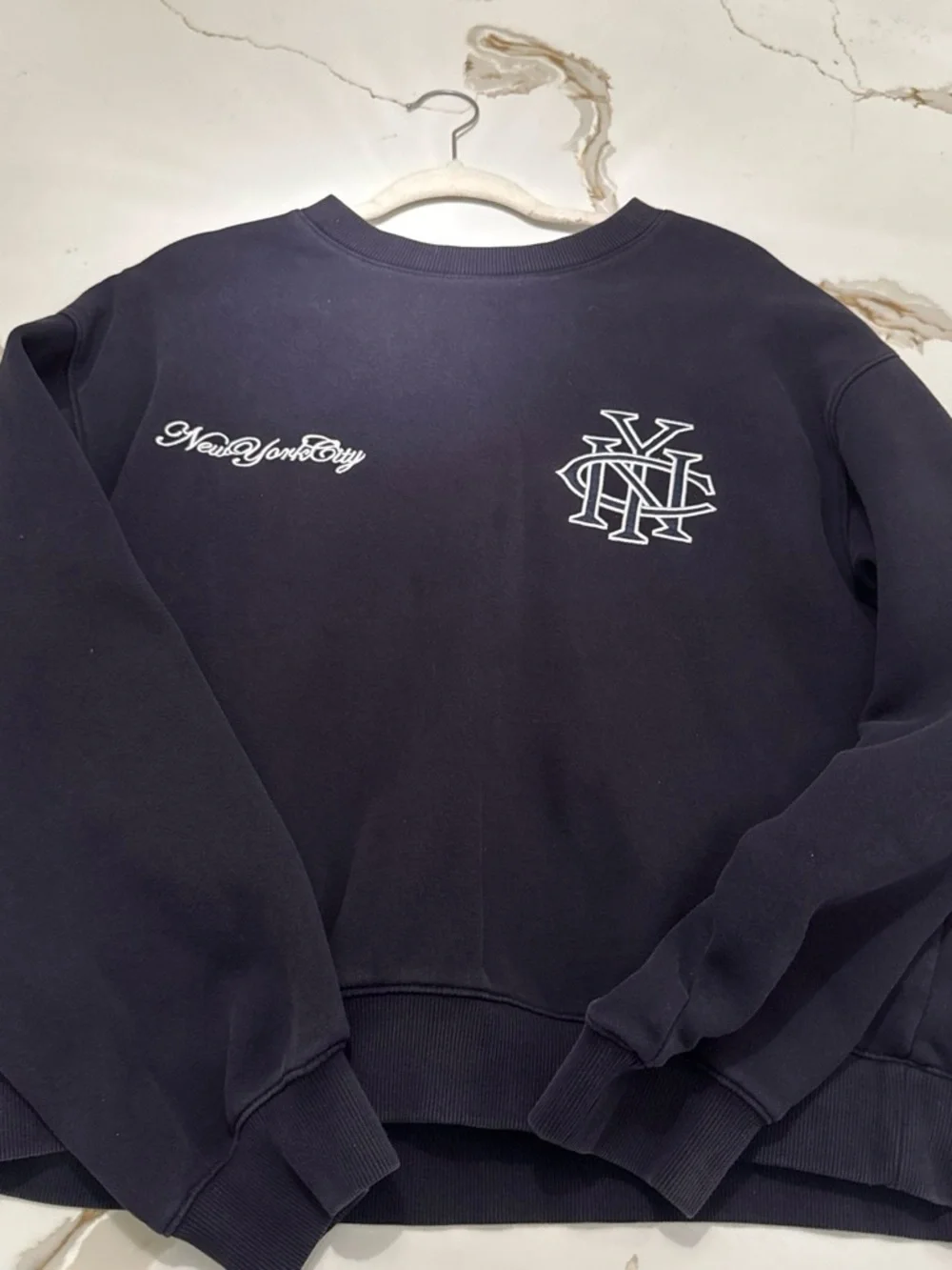 Black Crewneck Sweater, New York City!